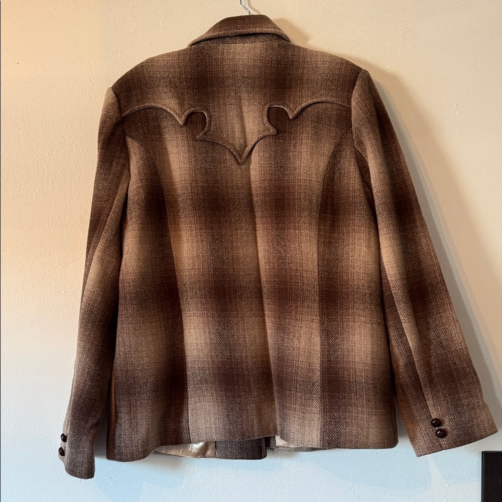 Stetson Women’s Brown Gradient Wool Jacket - Picture 5 of 8